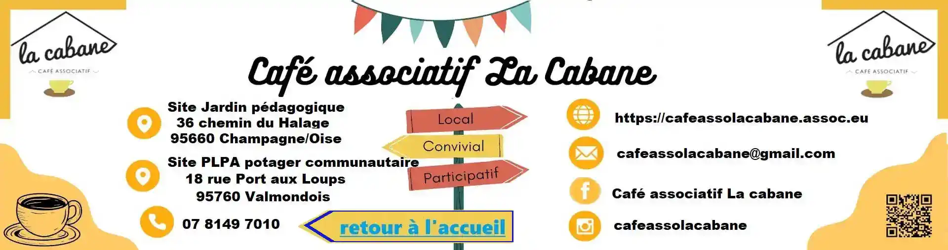 Retour page accueil du cafe asso Lacabane