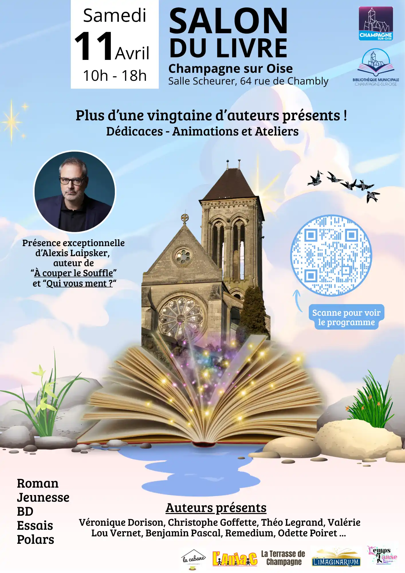 Salon du livre 11 avril 2026