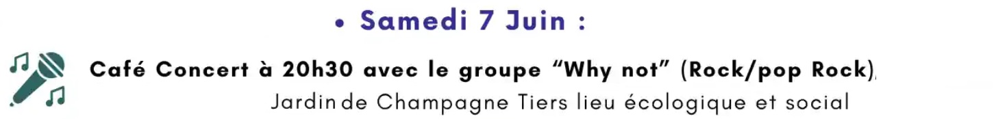 Groupe: why not le 7 juin 2025