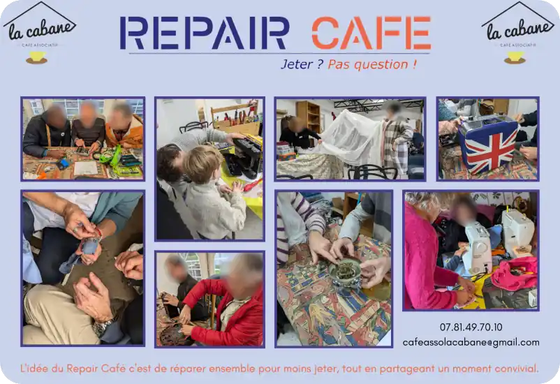 Repair Café La Cabane bénévoles