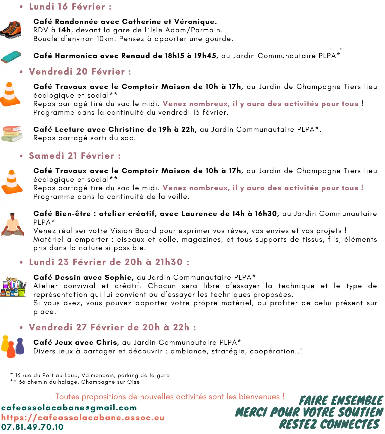 Evenements cafe-asso-la-cabane Février 2026