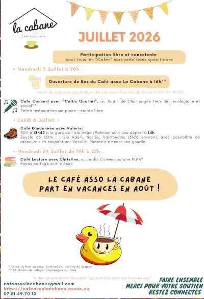 Evenements de Juillet 2026 suite